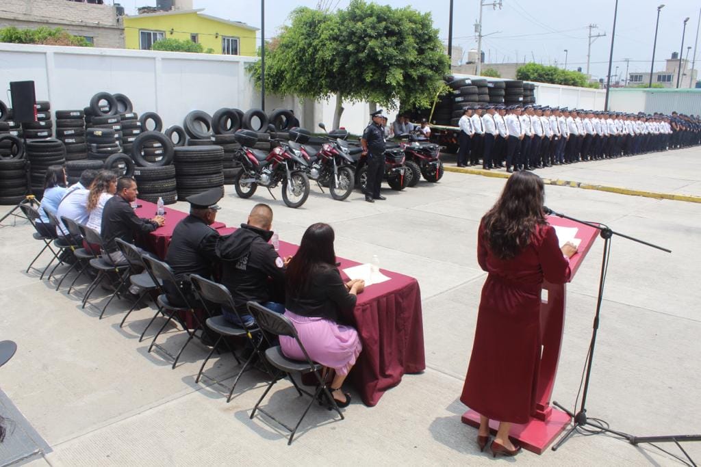 1688651550 45 GOBIERNO DE CHIMALHUACAN ENTREGA EQUIPO A SEGURIDAD CIUDADANA Y PROTECCION