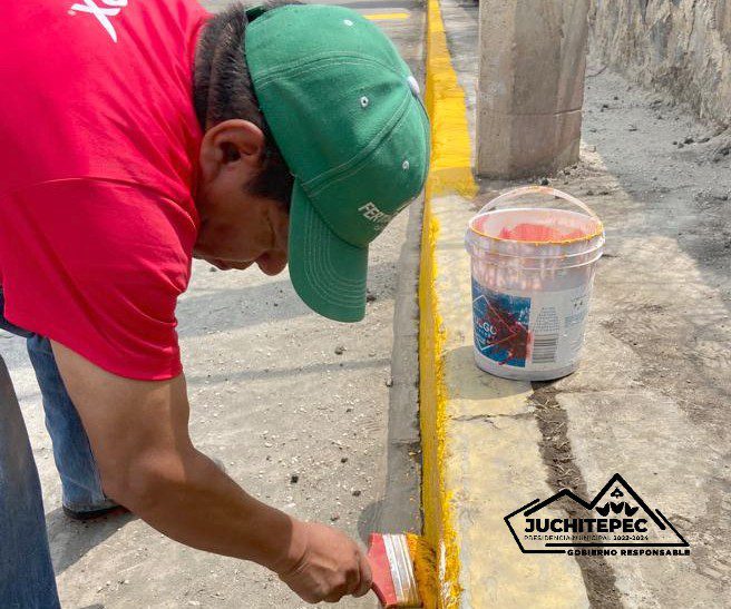 1688655996 247 LimpiezayPintura El Gobierno Municipal realizo la aplicacion de pintura