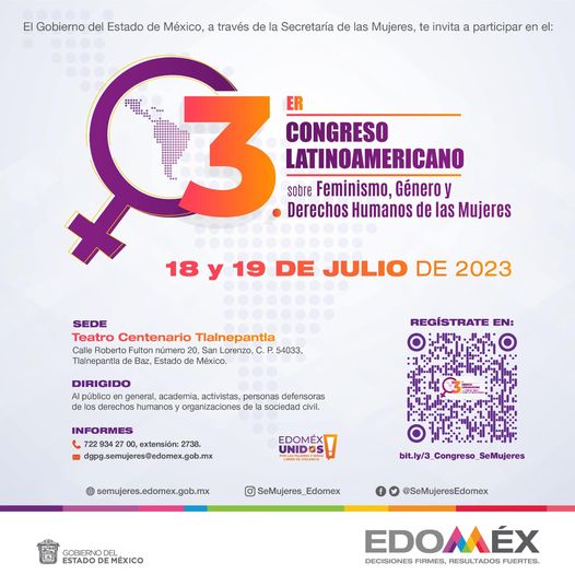 1688736886 Asiste al Tercer CongresoSeMujeresEdomex sobre Feminismo Genero y Derechos Hum