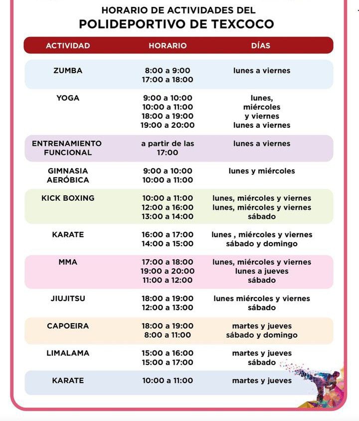 1688832300 Forma parte de las actividades que el Polideportivo Municipal de