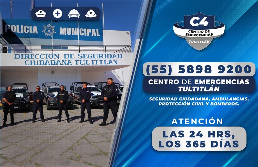 1688911567 SeguridadCiudadana Tultitlan El C4tultitlan tiene una linea de ayuda