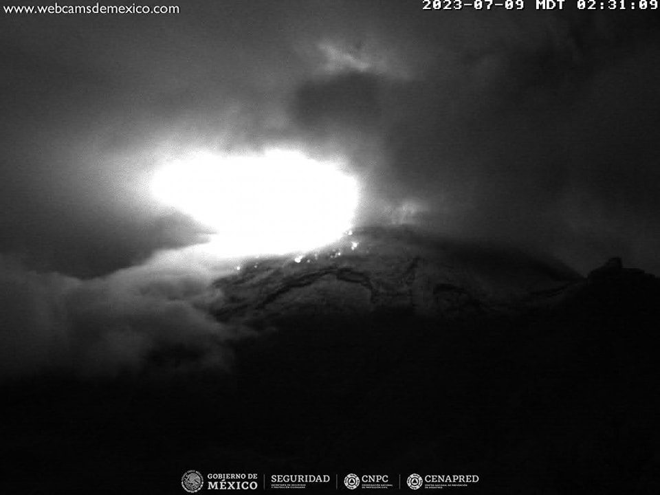 1688931329 94 EL VOLCAN POPOCATEPETL CONTINUA EN SEMAFORO AMARILLO FASE 2