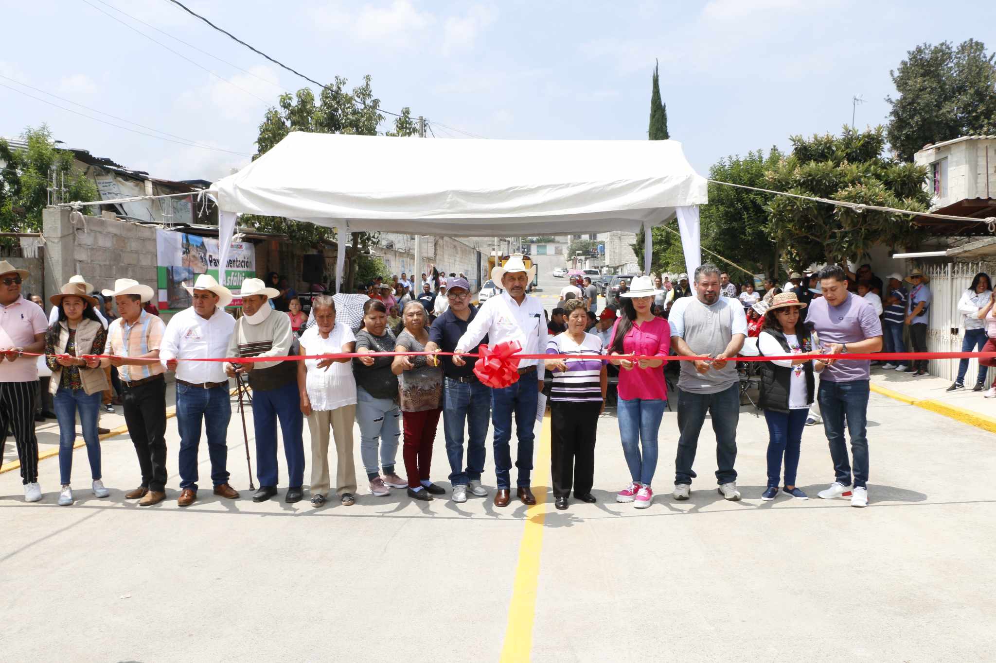 1688932551 Este dia inauguramos la Pavimentacion Asfaltica Calle del Sol en