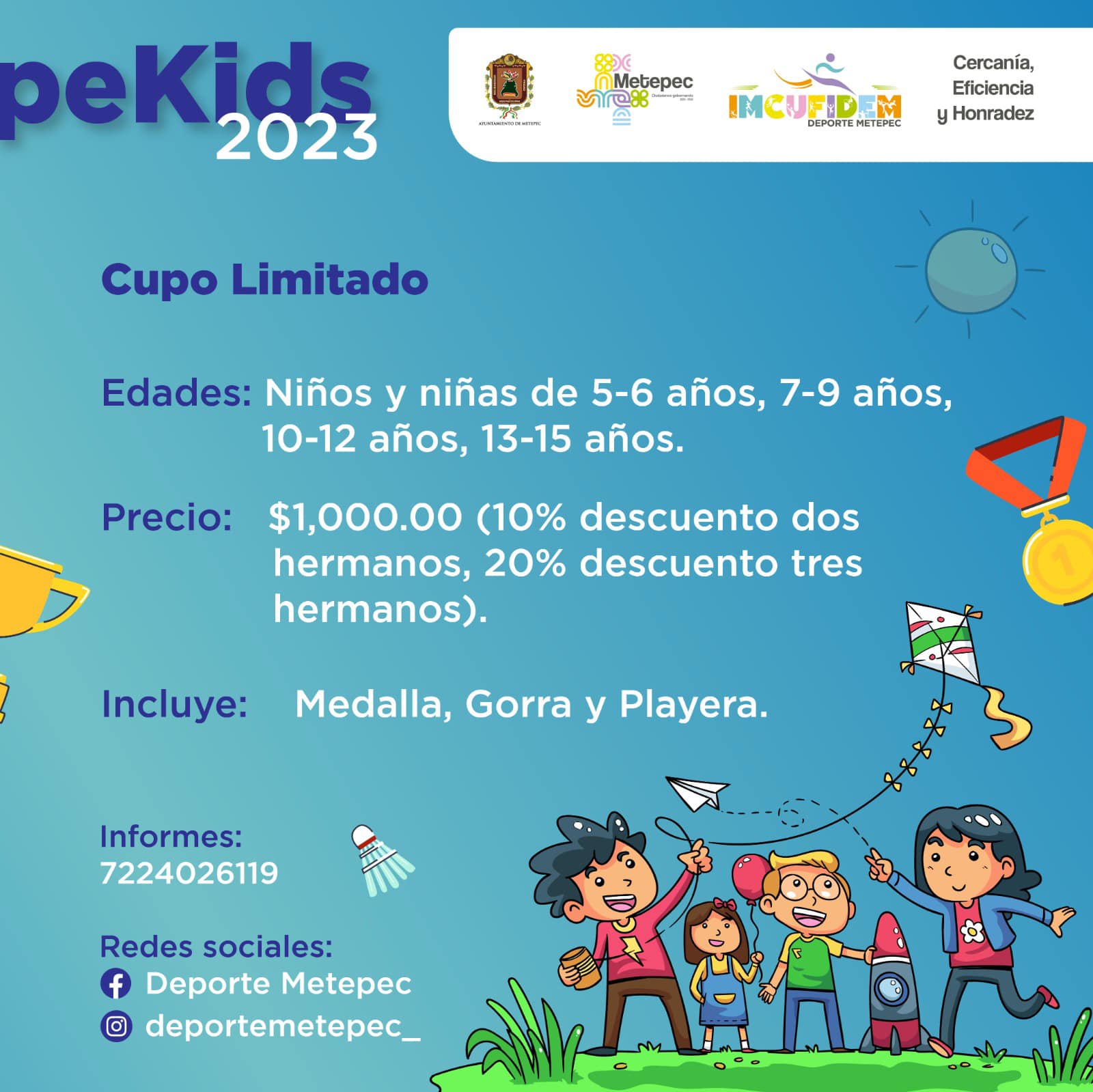 1688933426 605 Todavia estas a tiempo de inscribir a tus pequenos al