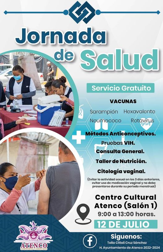 1688943654 Jornada de Salud Las Jornadas de Salud continuan se han