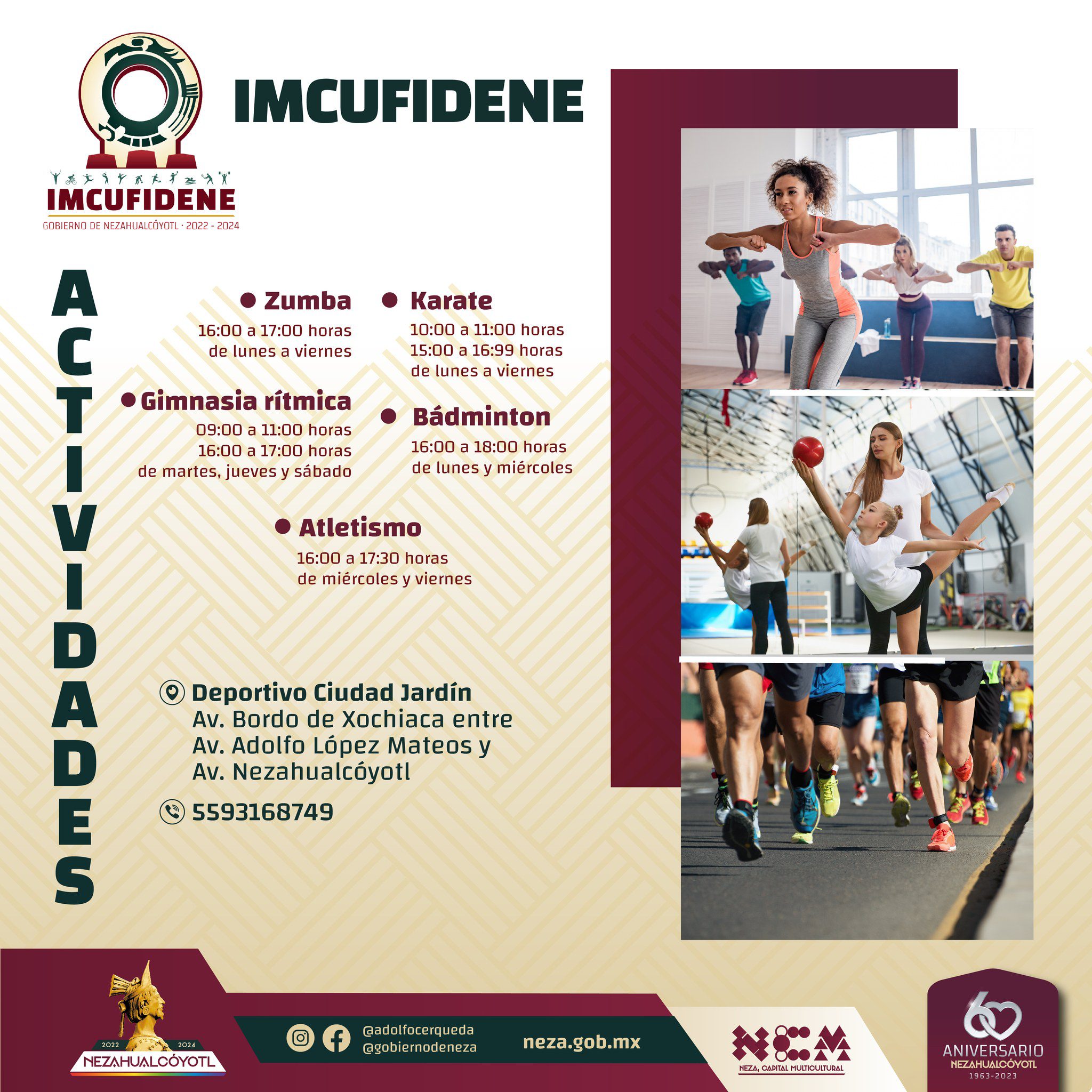 1689022461 814 Deportes Te compartimos las actividades que brinda el IMCUFIDENE