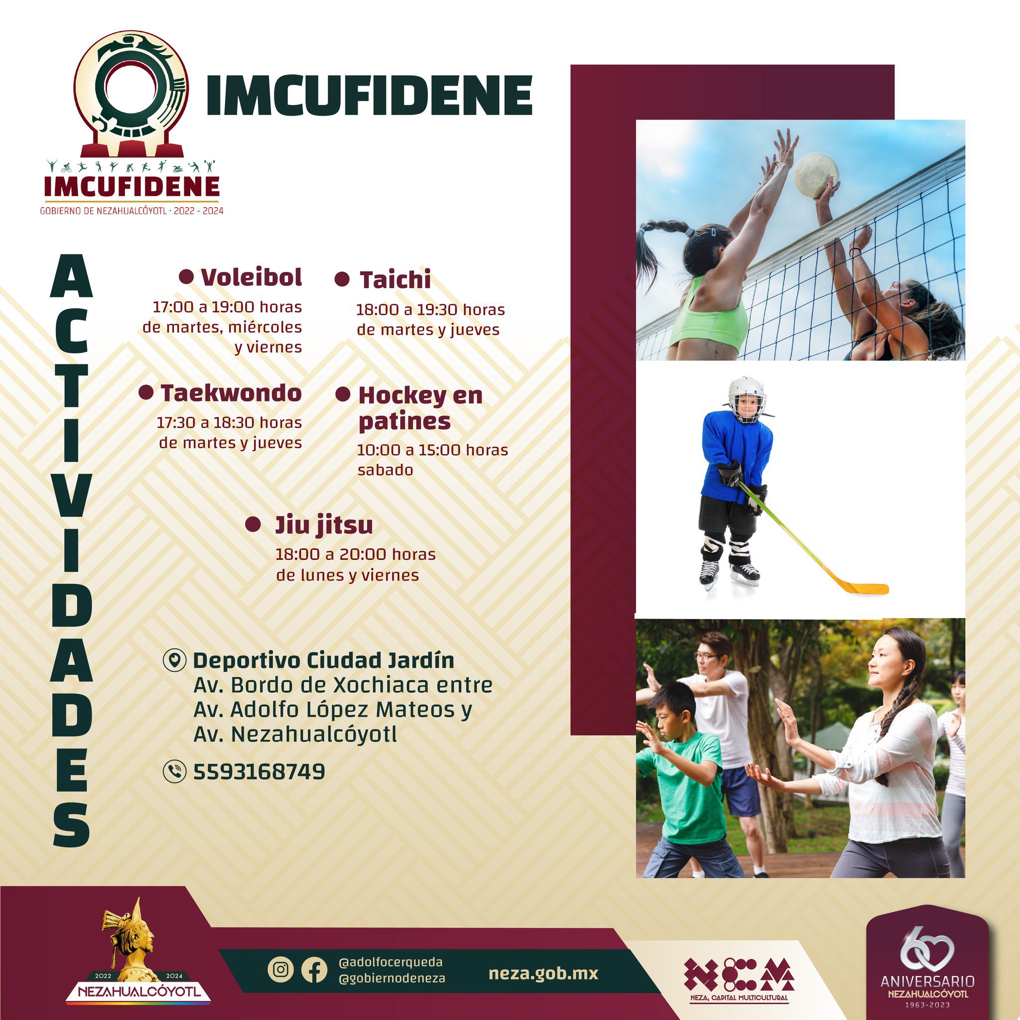 1689022470 178 Deportes Te compartimos las actividades que brinda el IMCUFIDENE