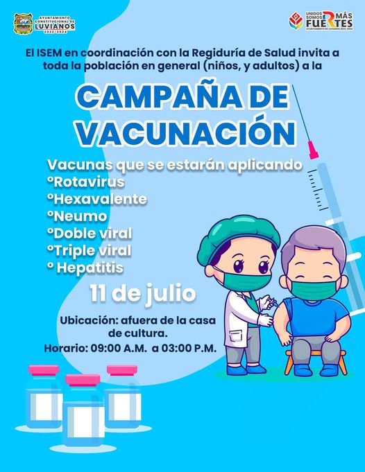 1689027456 Te invitamos a vacunarte este 11 de julio a partir