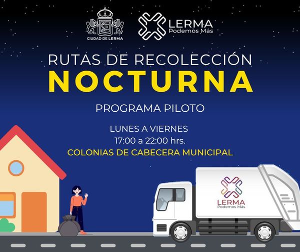 1689030433 HOY INICIA EL PROGRAMA PILOTO DE RECORRIDOS NOCTURNOS de recoleccion