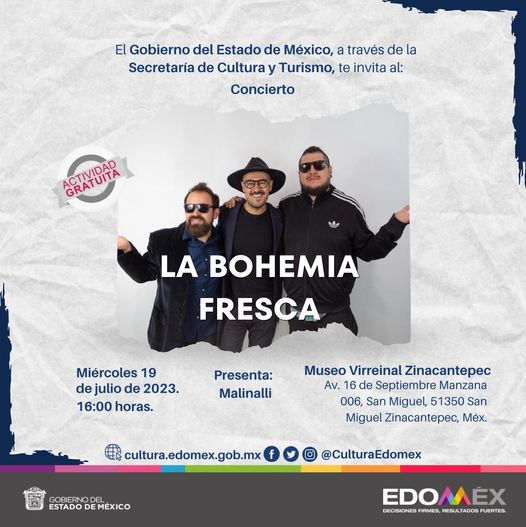 1689032974 No te pierdas el concierto LaBohemiaFresca te esperamos en el