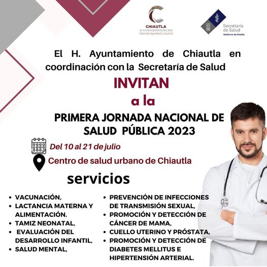 1689105215 La Secretaria de Salud Puebla y el HAyuntamiento de Chiautla