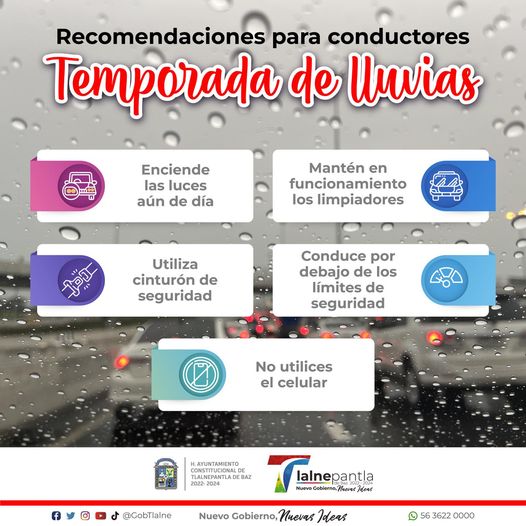 1689108687 En temporada de lluvias sigamos las recomendaciones y prevengamos siniestros