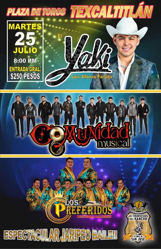 Gran JARIPEO BAILE este 25 de Julio!! Estado de México