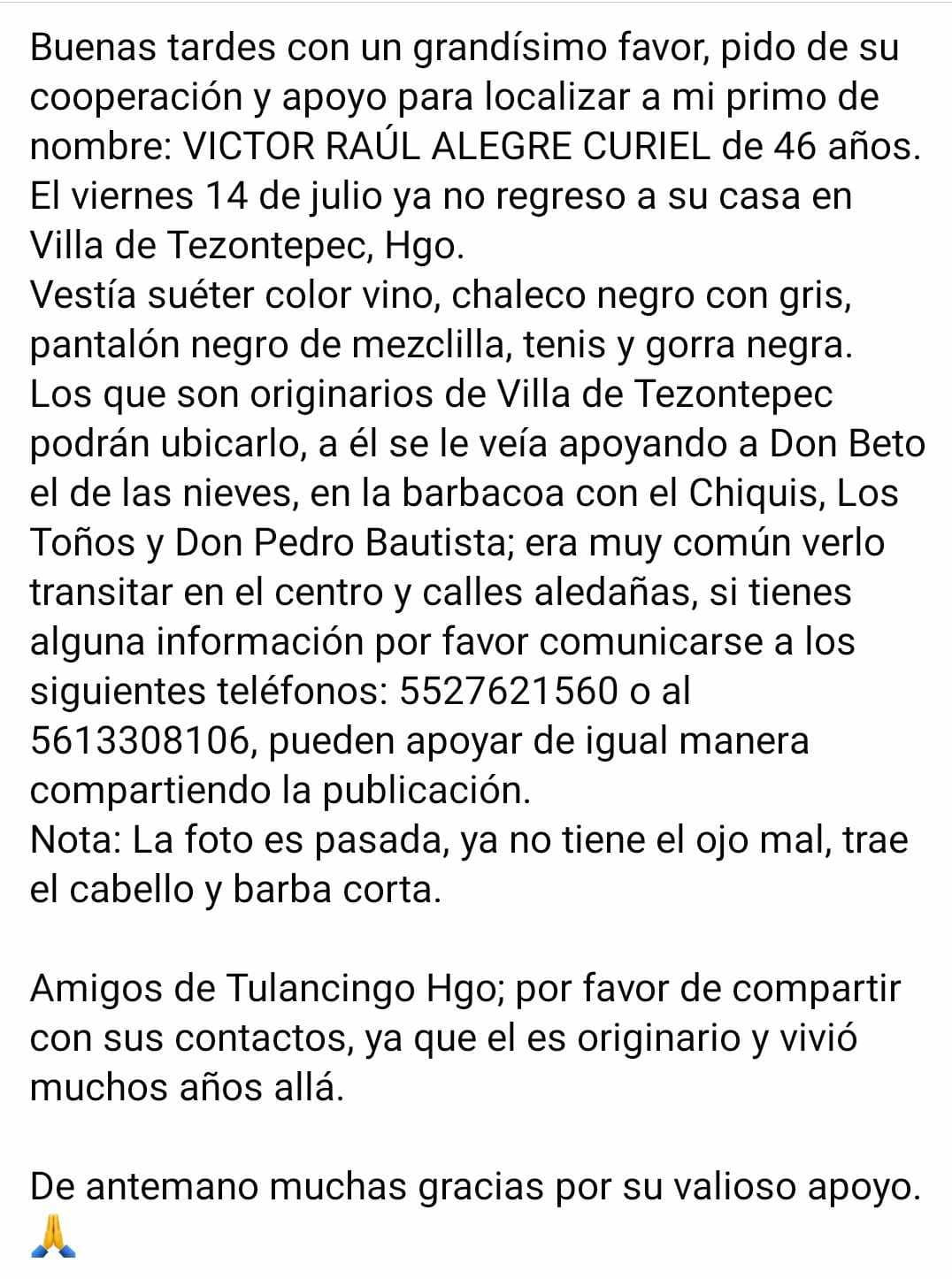 1690045695 30 Nos piden compartir por favor si lo ven comuniquense