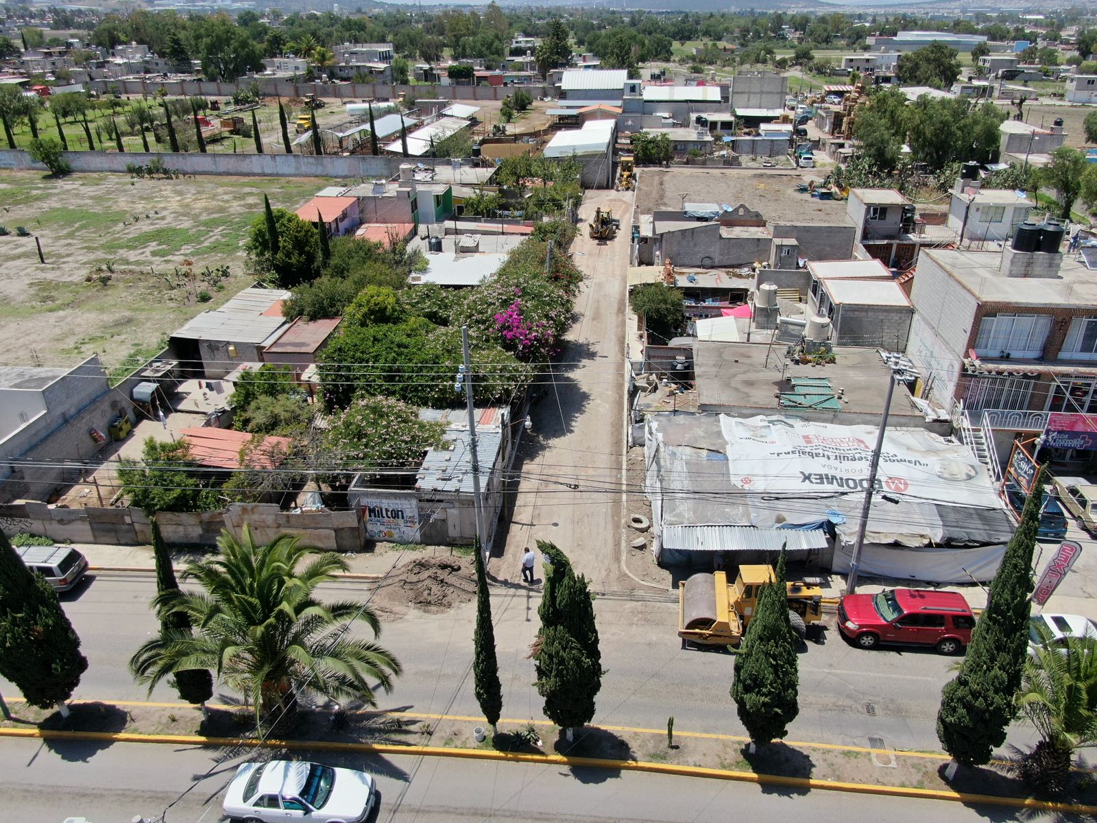 1690225219 70 ¡MAS Y MEJORES CALLES EN HUEHUETOCA Asi inician las labores