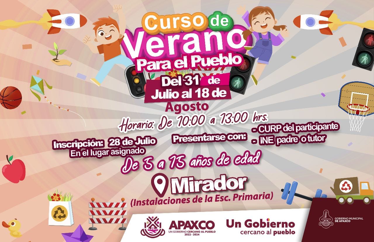 1690233571 376 CURSOS DE VERANO GRATUITOS PARA NINAS Y NINOS DEL PUEBLO