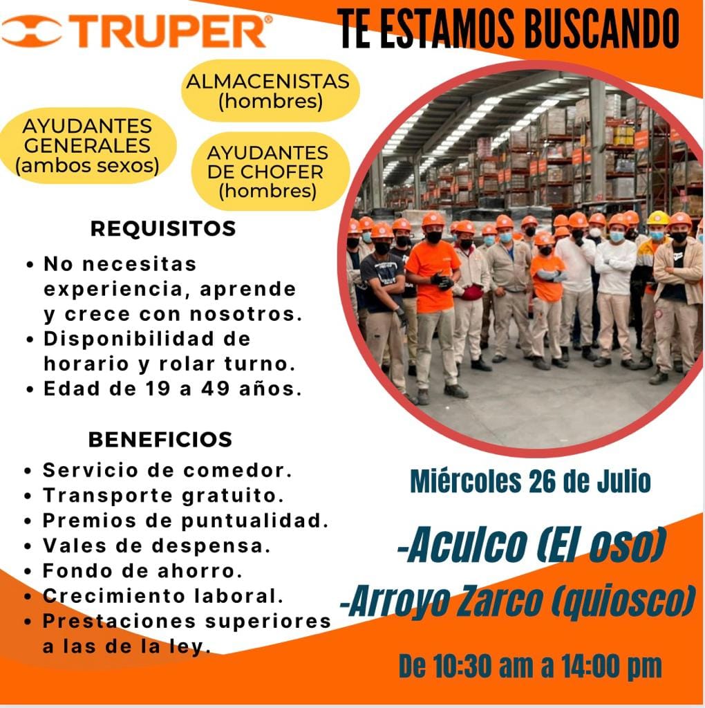 1690328719 875 Si esta en busca de trabajo ¡esta es tu oportunidad