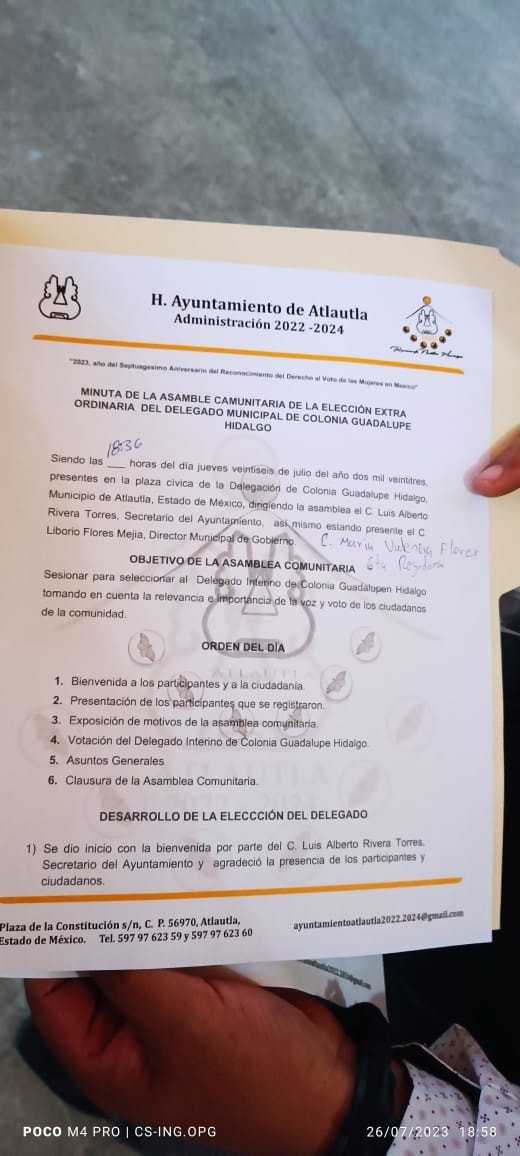 1690463169 19 ELIGEN HABITANTES DE COLONIA GUADALUPE HIDALGO A SUS NUEVAS AUTORIDADES