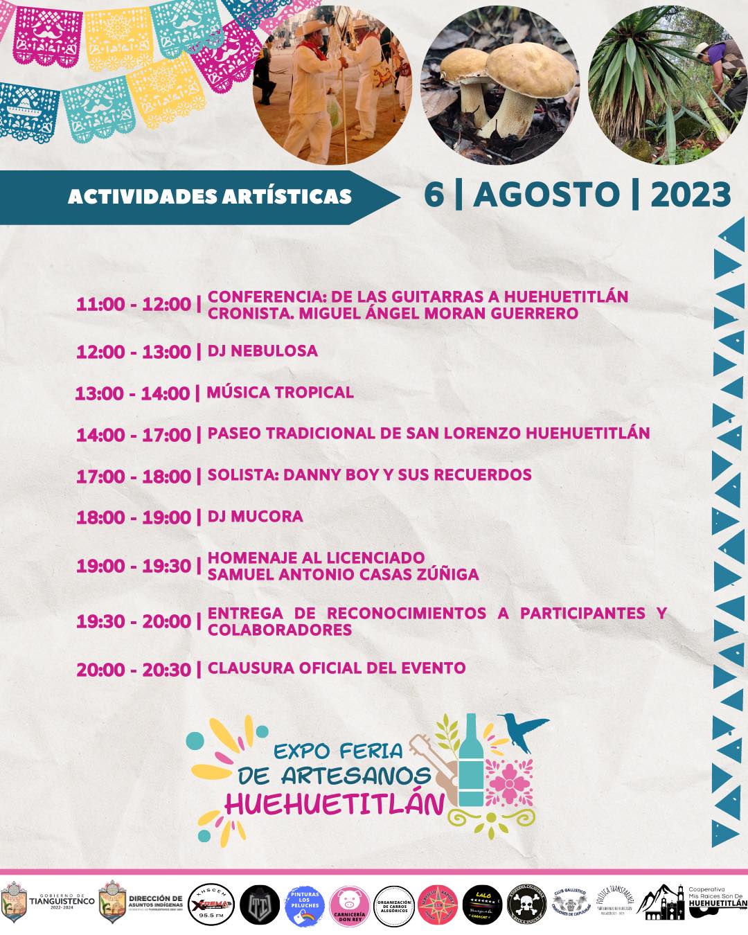 1690668815 45 Te invitamos a la Expo Feria de Artesanos Huehuetitlan un gran