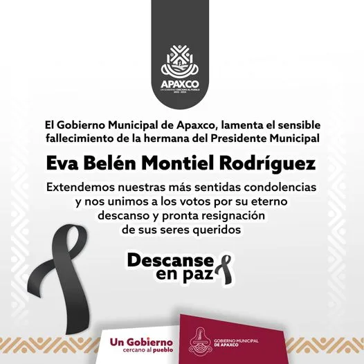 1690747248 Lamentamos el sensible fallecimiento de la Sra Eva Belen Montiel jpg