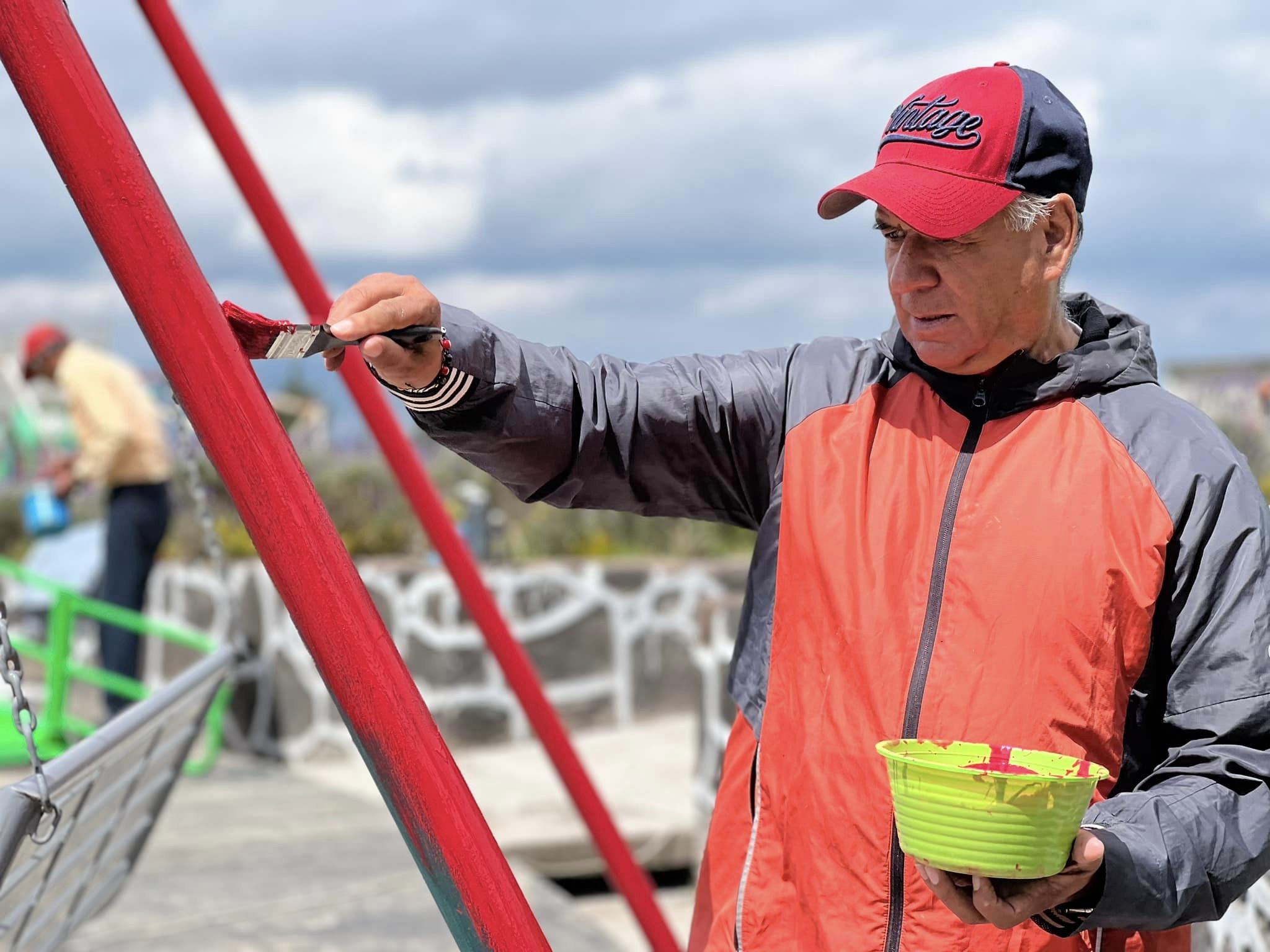 1690760309 376 Hoy se realizo el mantenimiento a la Plaza Estado de