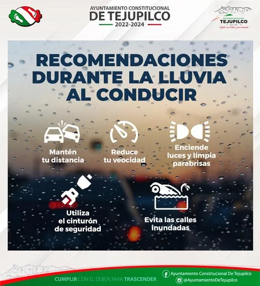 1690814139 Infografia Sigue estas recomendaciones durante la lluvia al conducir jpg