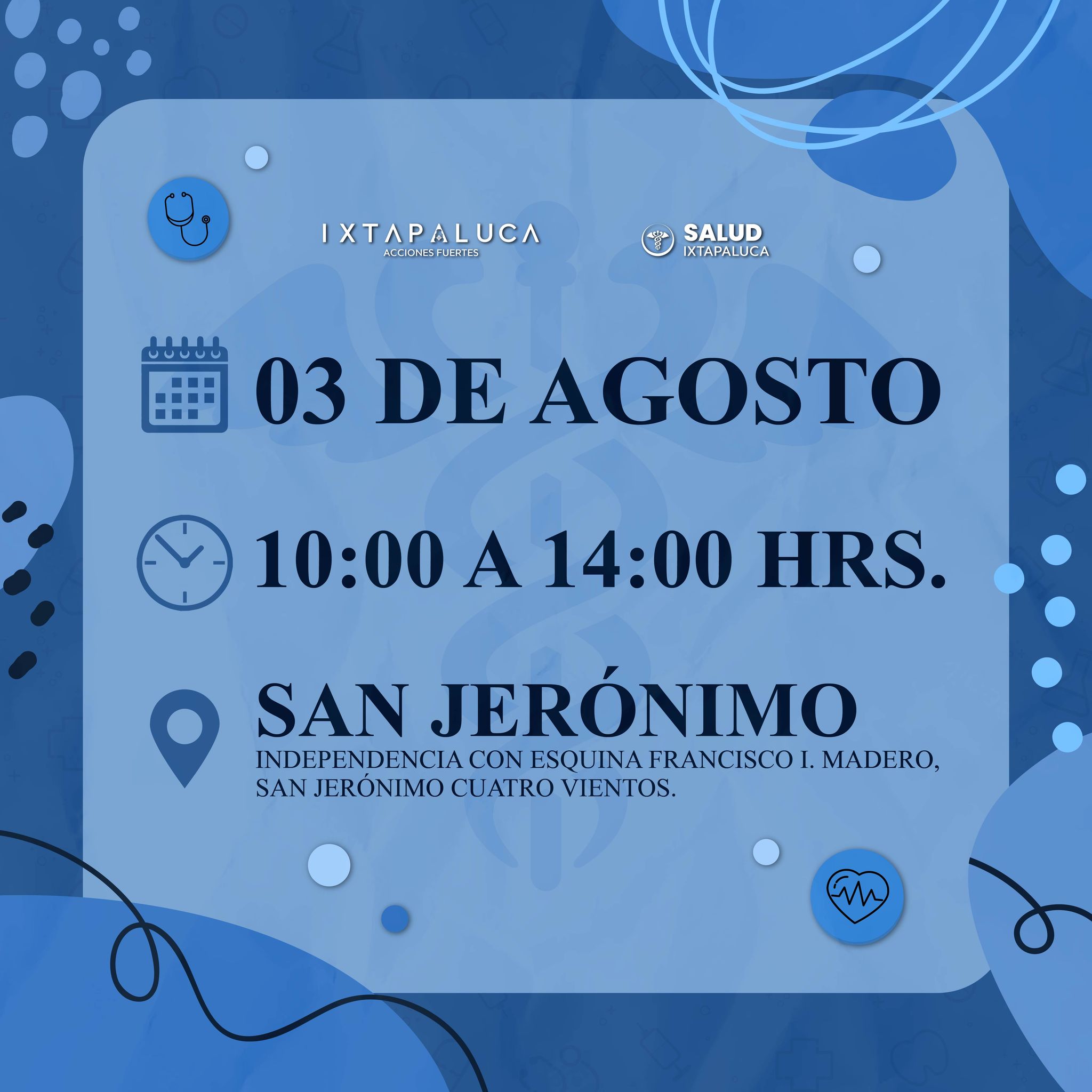 1690830077 993 ATENCION VECINOS DE CUATRO VIENTOS Nuestra jornada de salud llega