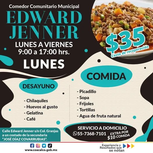 1690833986 ¡Lanzate al comedor comunitario Edward Jenner y disfruta del menu jpg