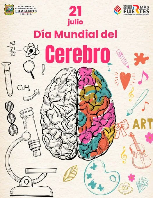 21 de julio Dia Mundial del Cerebro con la finalidad jpg