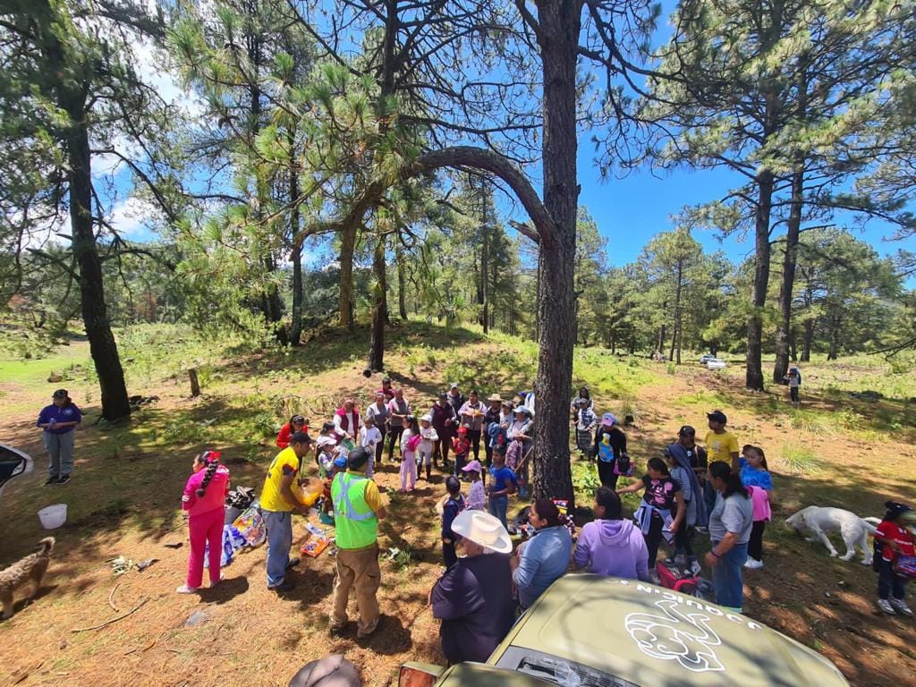 2Reforestacion San Miguel de Ocampo Esta manana contamos con