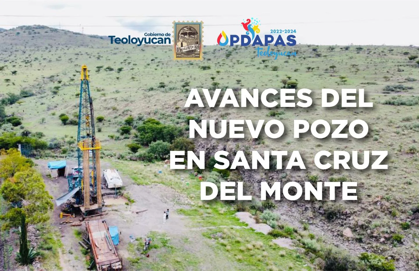 AVANCES DEL NUEVO POZO EN SANTA CRUZ DEL MONTE Continuan jpg