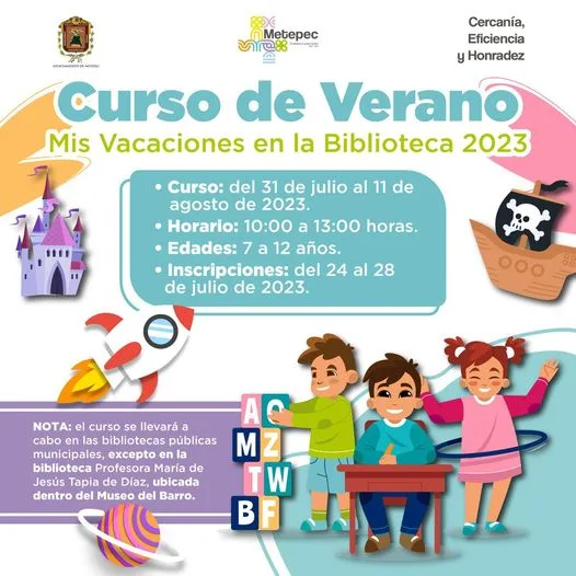 Aun puedes inscribir a tus hijos en el Curso de jpg