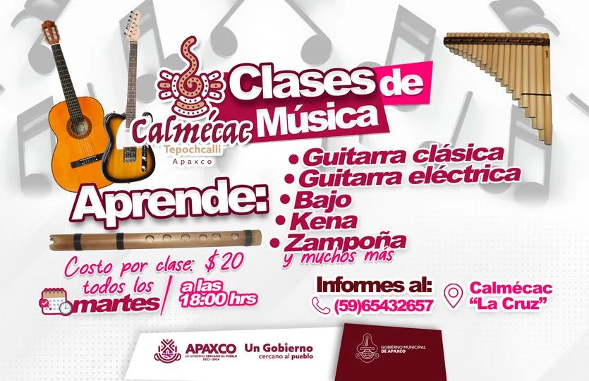 CLASES DE MUSICA EN COLONIA LA CRUZ jpg