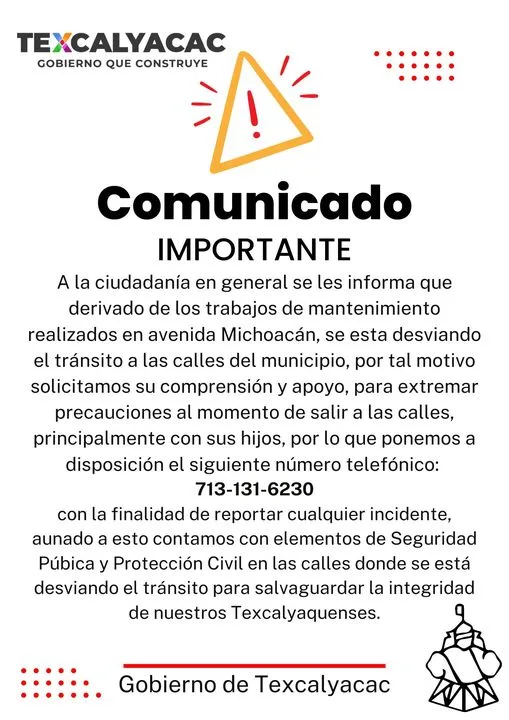 COMUNICADO IMPORTANTE El Gobierno Municipal de Texcalyacac informa jpg