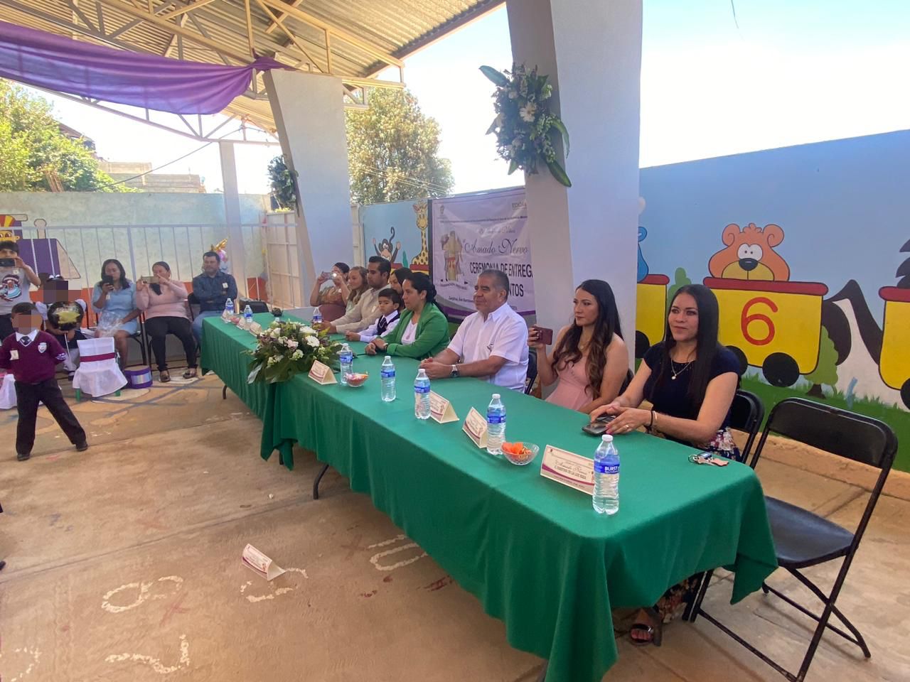 Ceremonia de entrega de reconocimientos del Preescolar Amado Nervo de