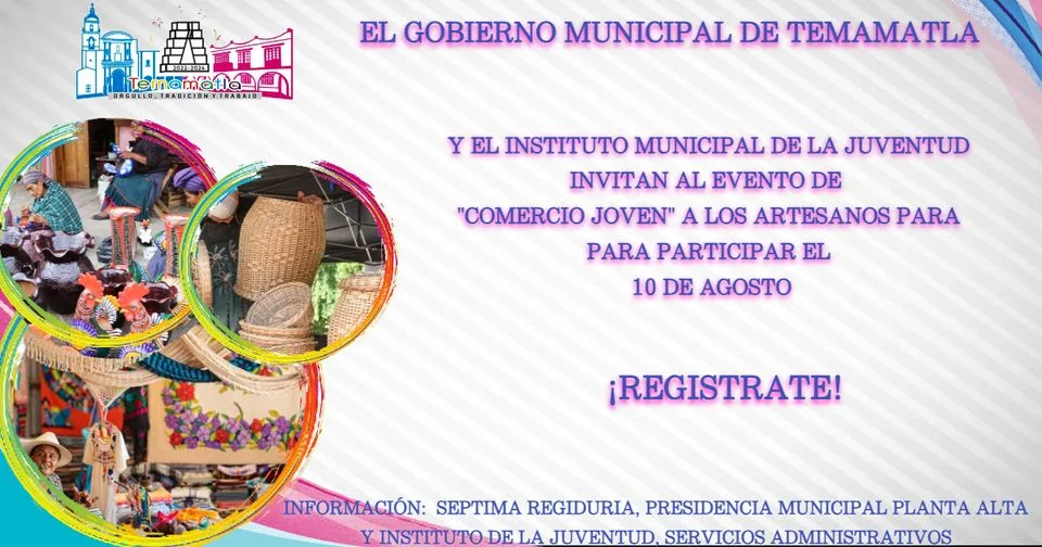 ComercioJoven Registro de Artesanos El Gobierno Municipal de Temamatla jpg