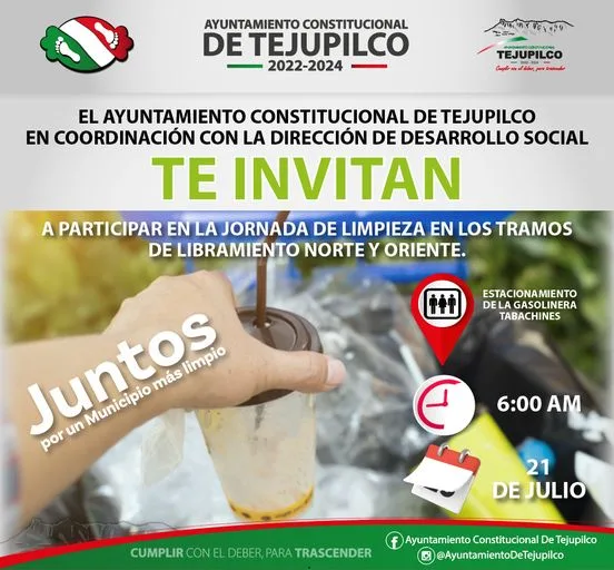 DesarrolloSocial ¡Participa para tener un Tejupilco mas limpio unete jpg