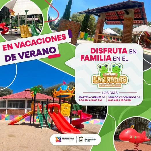 Disfruta las VacacionesDeVerano en el Parque Las Ranas jpg