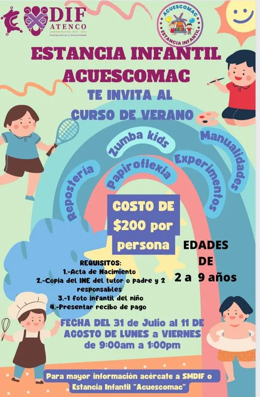 El SMDIF a traves de la Estancia Infantil Acuexcomac te jpg