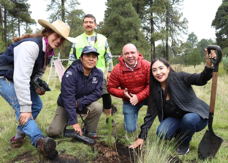 En Zinacantepec tuvimos Jornada de Reforestacion de mas de 15