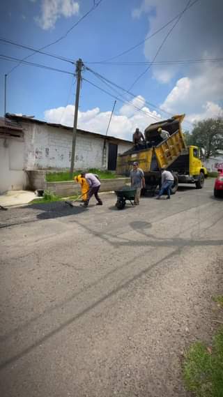 En coordinacion con la junta local de caminos estamos trabajando