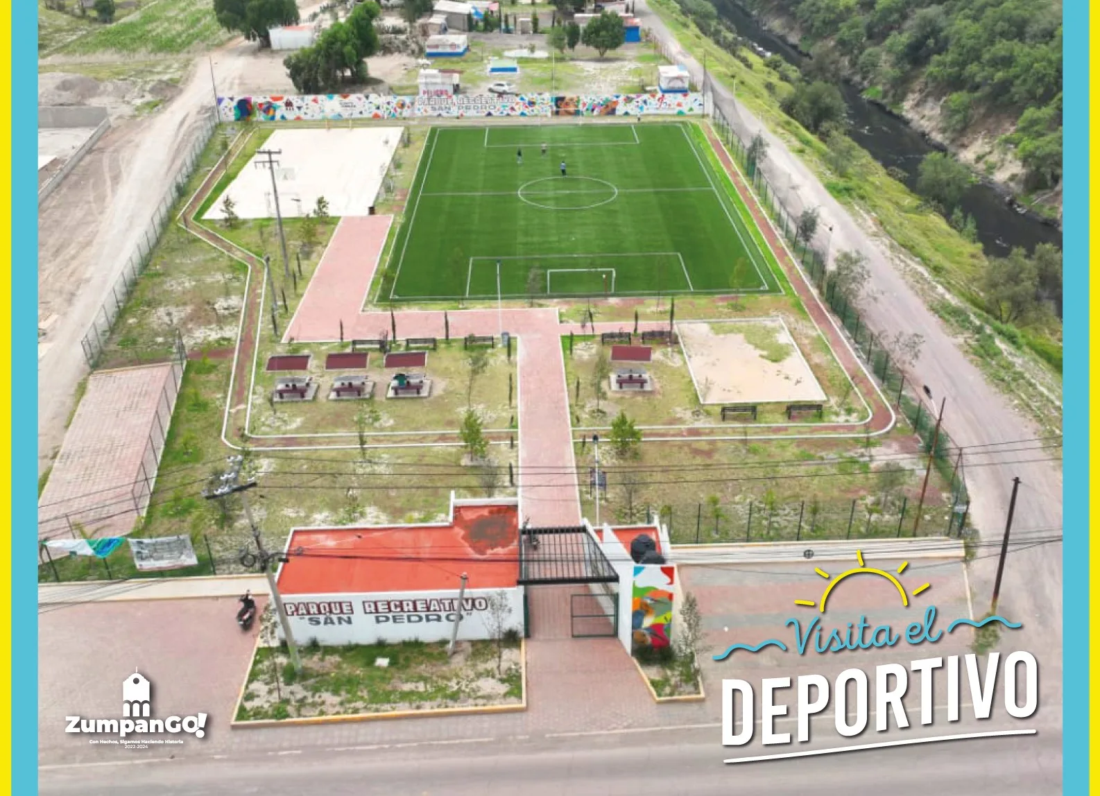 En estas vacaciones ¡Te recomendamos visitar la cancha de futbol jpg