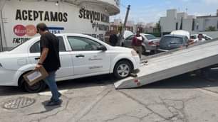 Esta manana personal de Direccion de Movilidad y Transporte Ecatepec