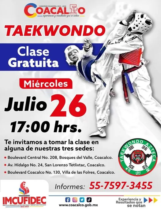 Esta semana participa en la clase gratuita de TaekwondoCheca las jpg