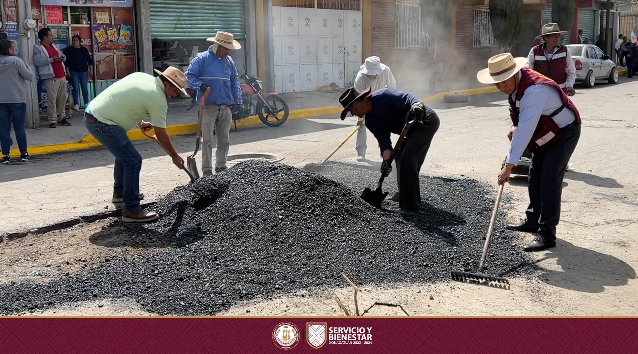 Gracias a la implementacion de nuestro programa de bacheo permanente