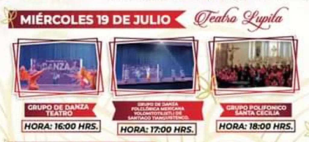 Hoy inician las presentaciones culturales de nuestras fiestas patronales en jpg