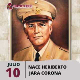 II 𝐇𝐄𝐑𝐈𝐁𝐄𝐑𝐓𝐎 𝐉𝐀𝐑𝐀 𝐂𝐎𝐑𝐎𝐍𝐀 Nace Heriberto Jara Corona militar y