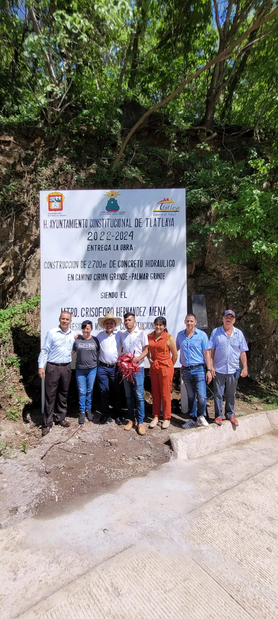 Inauguramos tramo carretero de Cirian Grande a Palmar Grande jpg