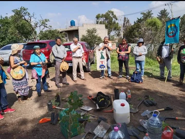 Jornada de reforestacion en la comunidad de San Miguel Coatlinchan jpg