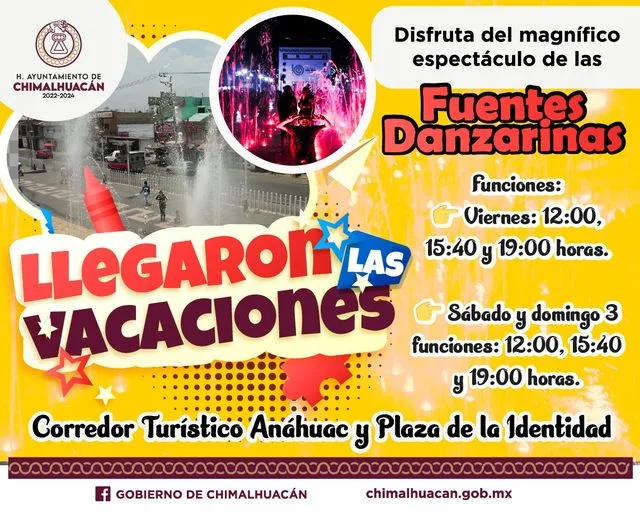 Llegaron las vacaciones El Gobierno de Chimalhuacan y la Plaza jpg